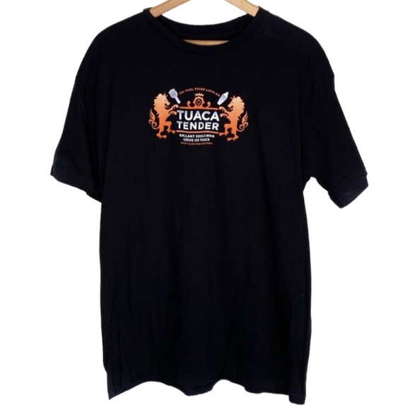 Other - TUACA TENDER Liqueur Alcohol Black Short Sleeve T-Shirt Size Large